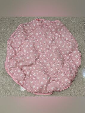 Moonsea Pink Star Quilted Play Mat for Babies/Toddlers/Children